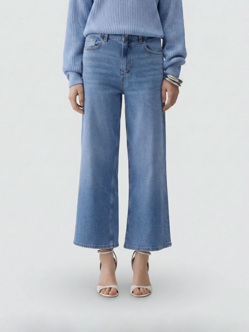 Jeans Woman color Gnawed Blue