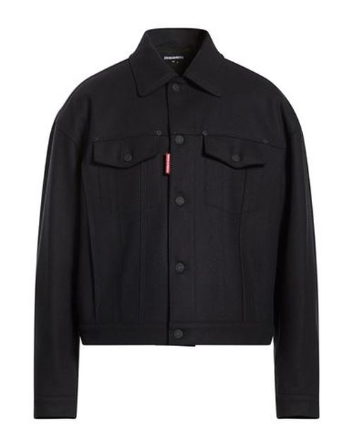 Man Jacket Midnight blue Size 38 Virgin Wool, Polyamide