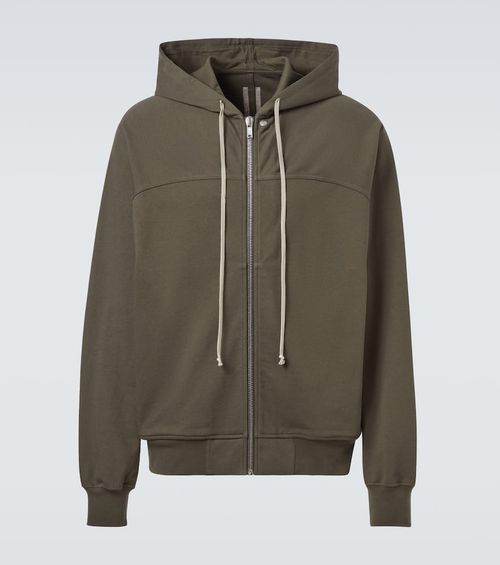 Cotton jersey hoodie