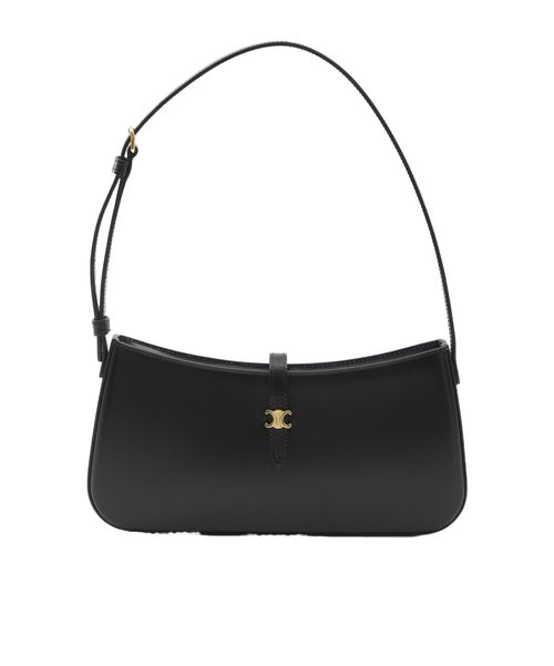 TINA SHOULDER BAG IN shiny calfskin