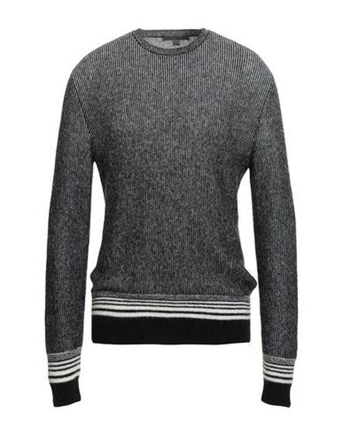 Man Sweater Black Size L Alpaca wool, Polyamide, Merino Wool