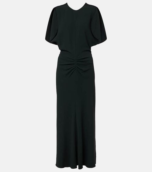 Gathered midi dress