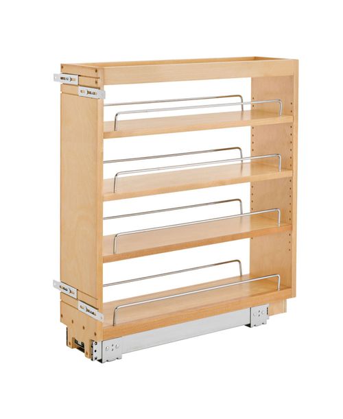 "6"" Pullout Kitchen Cabinet Organizer Pantry Spice Rack, 448-bc-6C"