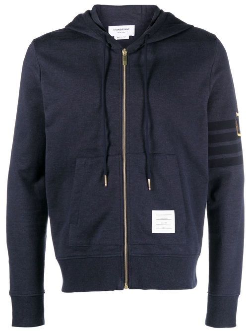 Anchor zip-up hoodie - Blue
