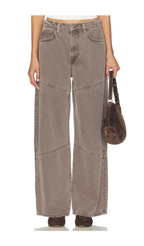 Joe's Jeans The Harlowe Seamed Wide Leg Jeans in Taupe. - 25 also , 26, 27
