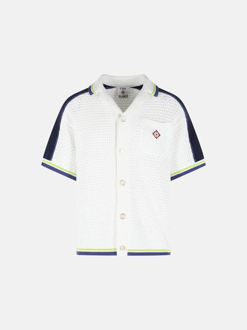 White Cotton Blend T-Shirt