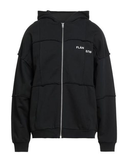 Flâneur Man Sweatshirt Black Size XL Cotton