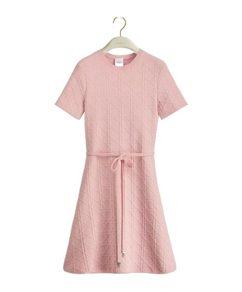 Short Flared Cannage Dress