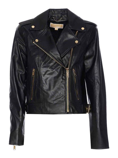 Black Leather Moto Jacket