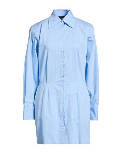 Woman Mini dress Sky blue Size 6 Cotton, Polyamide