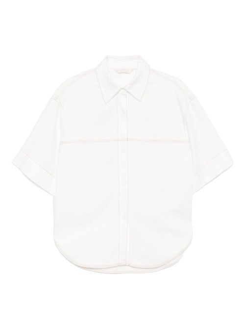 LESS denim shirt - White