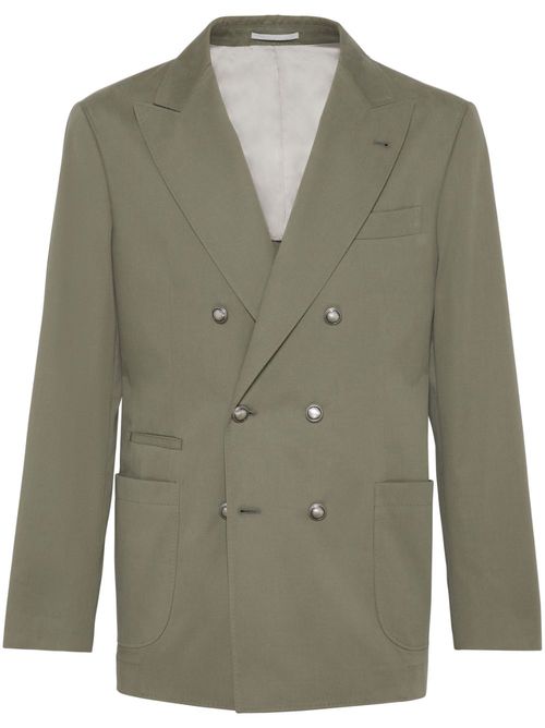 Double breasted blazer - Green