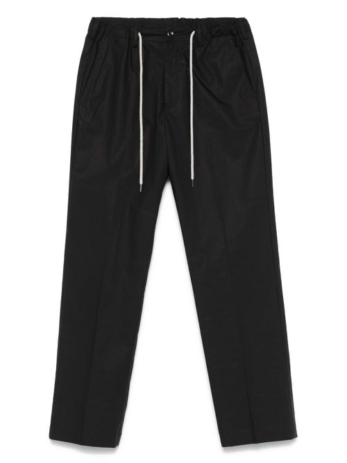 Germano 1952 cotton trousers - Black