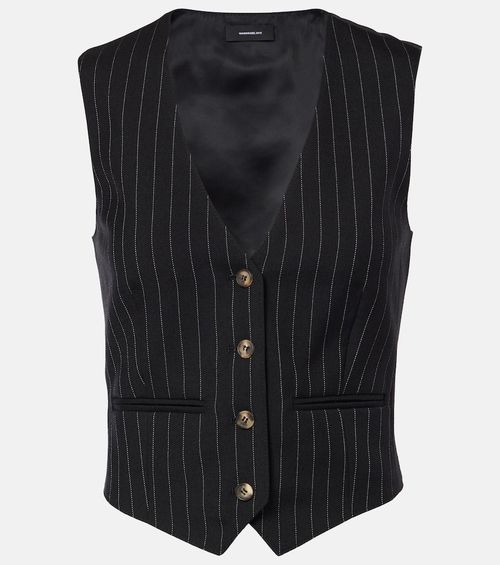 Wardrobe. NYC Pinstripe wool vest