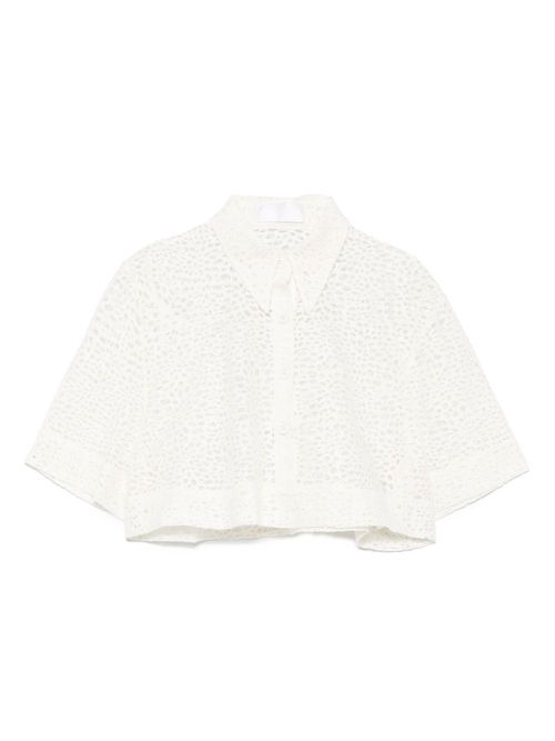 RXQUETTE Crumbled Cropped shirt - White