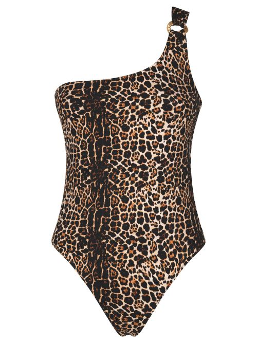 One Shoulder One-Piece Swimsuit