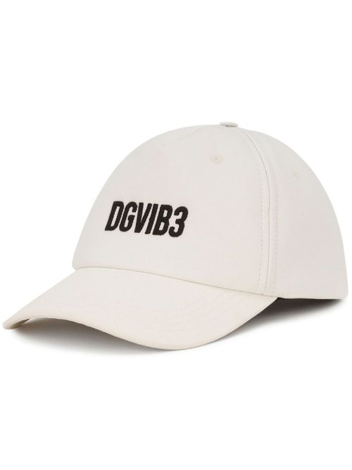 Logo-embroidered cotton cap - White