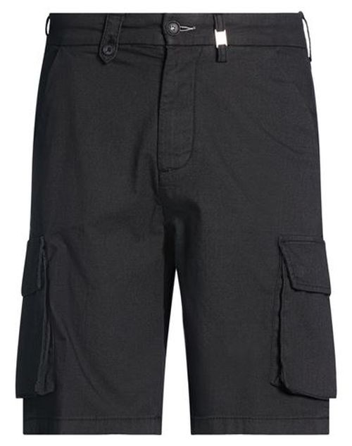 Man Shorts & Bermuda Shorts Charcoal Size 30 Cotton, Polyester, Elastane