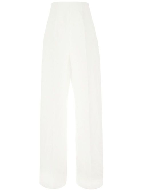 Gebe straight-leg trousers - White