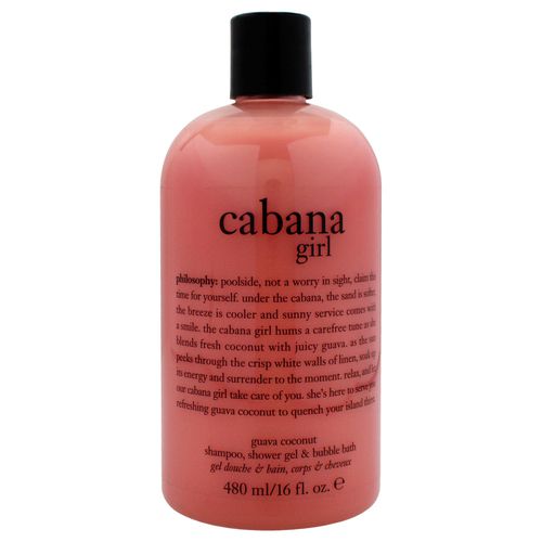 Cabana Girl by for Women - 16 oz Shampoo, Shower Gel and Bubble Bath