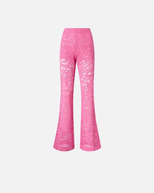 Flared lace trousers - 36