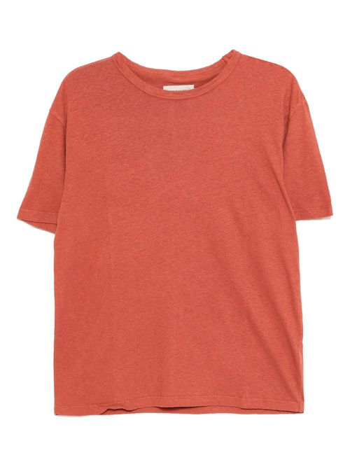 Officine Generale garment-dye T-shirt - Pink