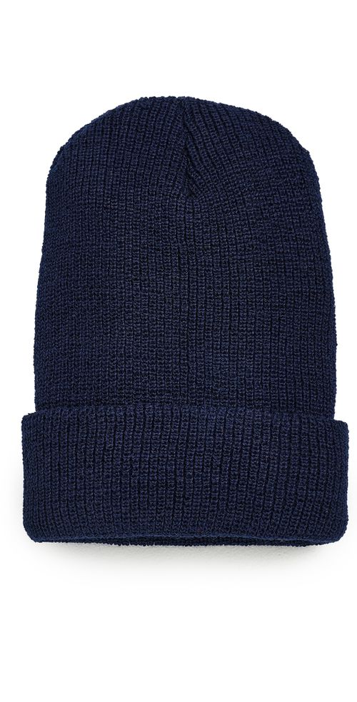 Wool Beanie Navy One Size