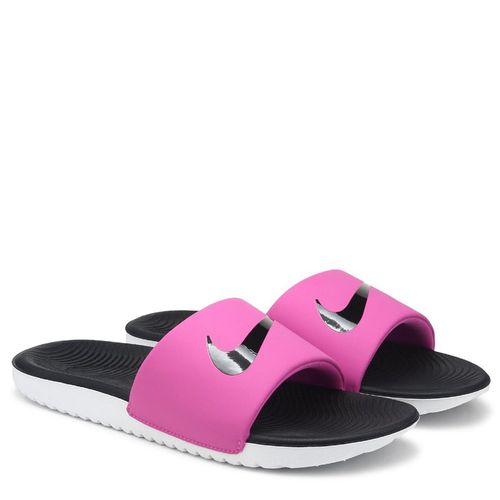 Kids' Kawa Slide Sandal Little/Big Kid Sandals (Pink/Black/White)