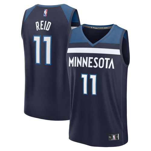 Youth Naz Reid Navy Minnesota Timberwolves Fast Break Replica Player Jersey
