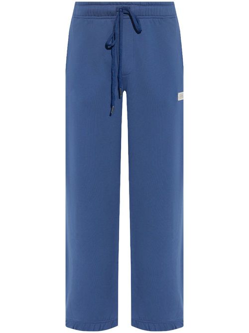 Logo-plaque track pants - Blue