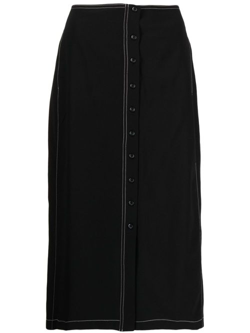 High-waist skirt - Black
