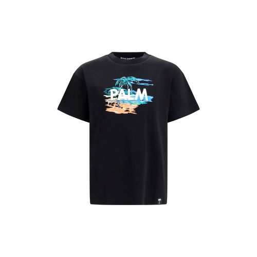 Palm Island Graphic T-Shirt — Black