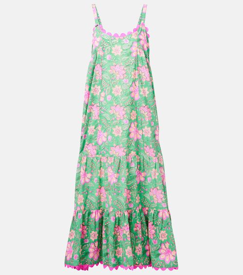 Printed cotton maxi dress