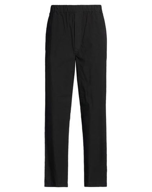 Man Pants Black Size S Cotton, Elastane