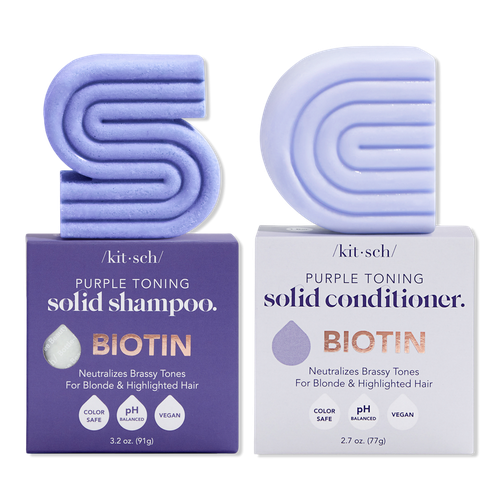 Purple Toning Shampoo & Conditioner Bar Combo Pack