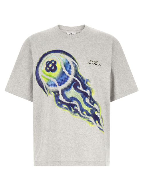 Flaming Tennis Ball T-shirt