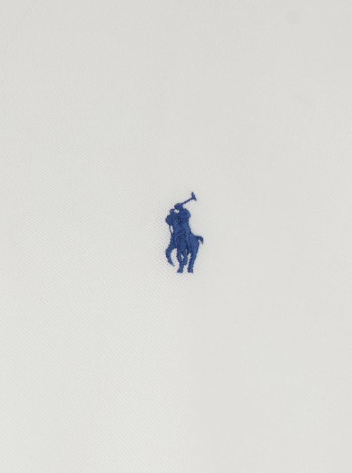 Piqué Cotton Shirt — White