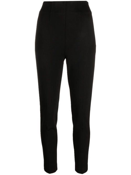 Slim-fit tailored trousers - Black