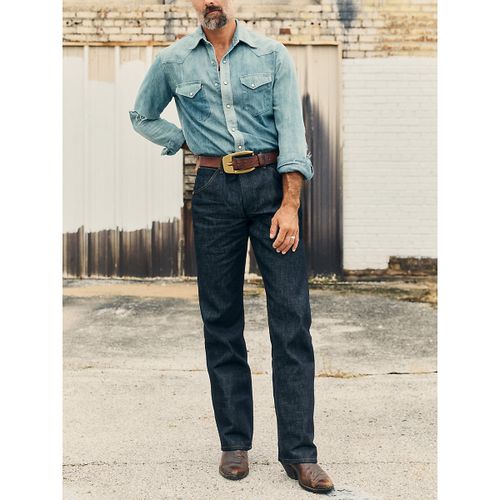 X Imogene + Willie 10MW White Oak Selvedge Men's Jean in Indigo Rigid