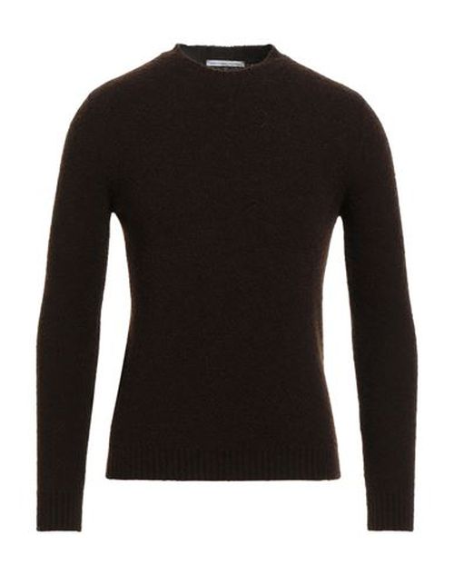 Man Sweater Dark brown Size 38 Wool, Acrylic, Polyamide