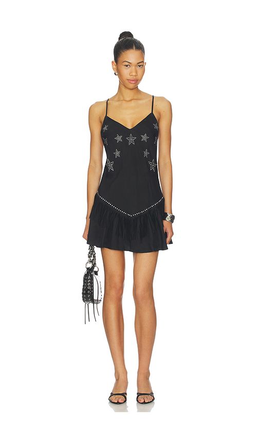 BEACH RIOT Rowan Mini Dress in Black. - M also in