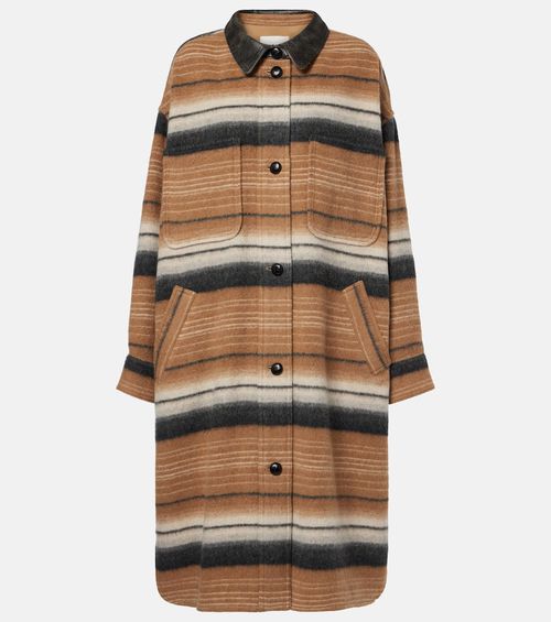 Djilaga wool-blend coat