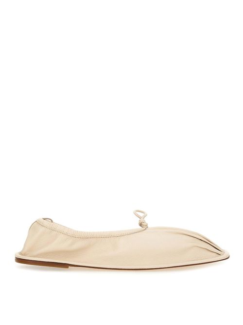 Leather flats