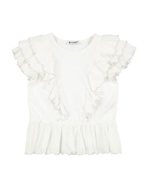 Kid Girl Top White Size 10 Cotton