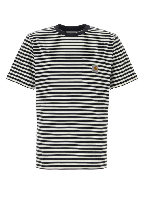 Embroidered Cotton S/s Ezra Pocket T-shirt