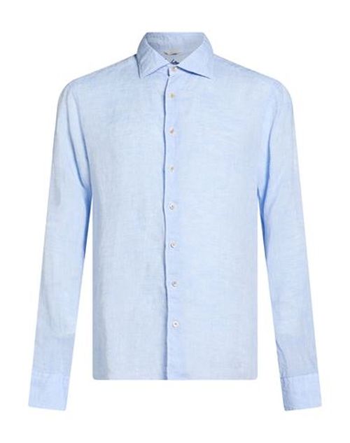 Stenströms Man Shirt Sky blue Size M Linen