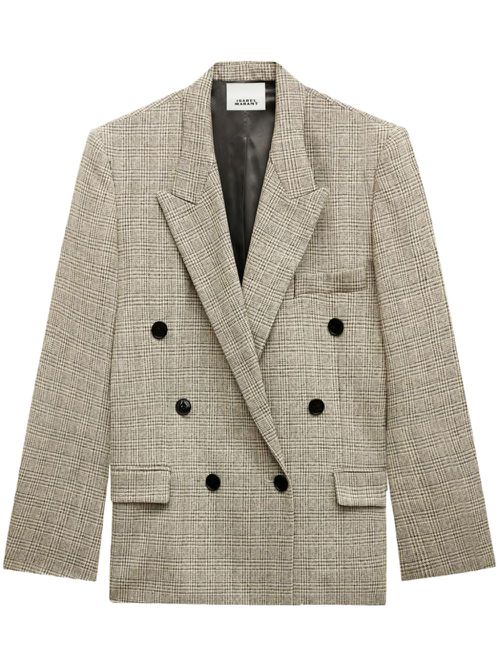 Klero double-breasted blazer - Neutrals
