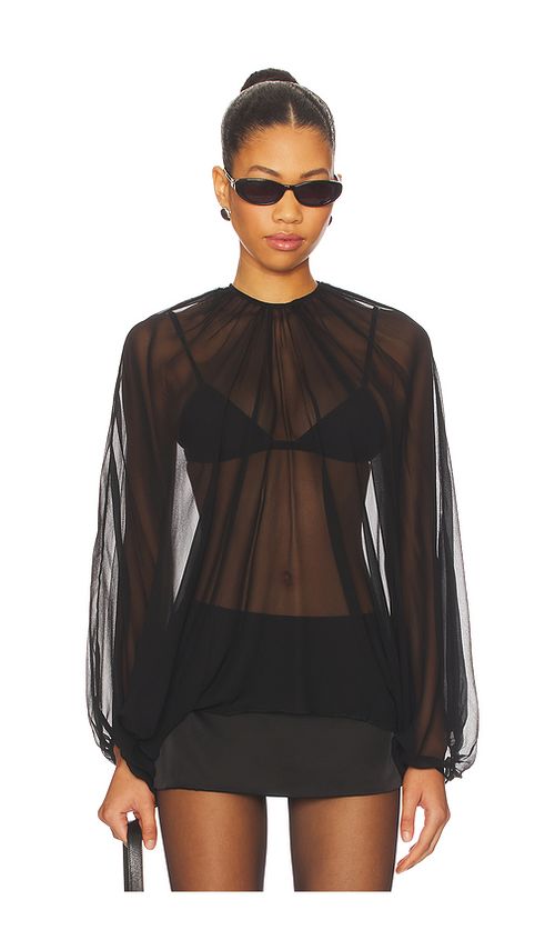 BUCI Cafe Blouse in Black. - XS/S also in