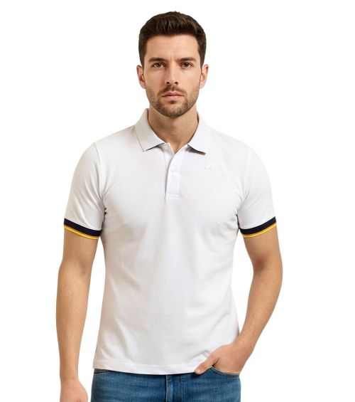 White Shirt Collar Polo