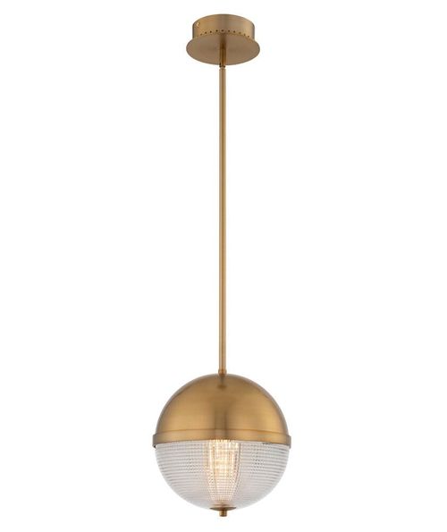 Kalco Portland Contemporary Chandelier in Winter Brass - 512112WB